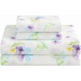 thumbnail image 1 of Twin Size Sheet Set Paisley Printed Bed Sheets for Single Bed Piece Microfiber Fitted Sheet with ” Deep Pocket & Straps Patterned Bedding Sheets & Pillowcase Set, 1 of 9