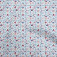 thumbnail image 1 of oneOone Polyester Spandex Light Blue Fabric Beach Sewing Craft Projects Fabric Prints By Yard 56 Inch Wide, 1 of 4