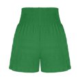 thumbnail image 5 of Summer Clearance 2025! Womens Plus Size Pants,Women's Summer Fashion Solid Color Drawstring Shorts, 5 of 5