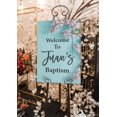 thumbnail image 3 of Darling Souvenir MADE WITH LOVE PersonalizedWelcomeSignFor Baptism,FlowerParty Supplies Great For Your Celebrations- 18x 12, 3 of 5