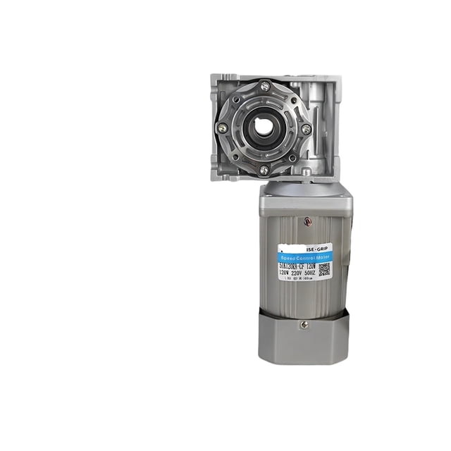 180W Worm Gear Motor with RV040 Reducer Gearbox Speed Adjustable Controller 130-16RPM Gear Motor Self-Locking 90W-180W AC ,Easy to Install