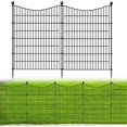 thumbnail image 1 of Panels Decorative Garden Fence with Gate Dog Fence Outdoor for Yard Animal Barrier Fence No Dig Rustproof Metal Garden Edging Fence and Borders Temporary Fenc, 1 of 5