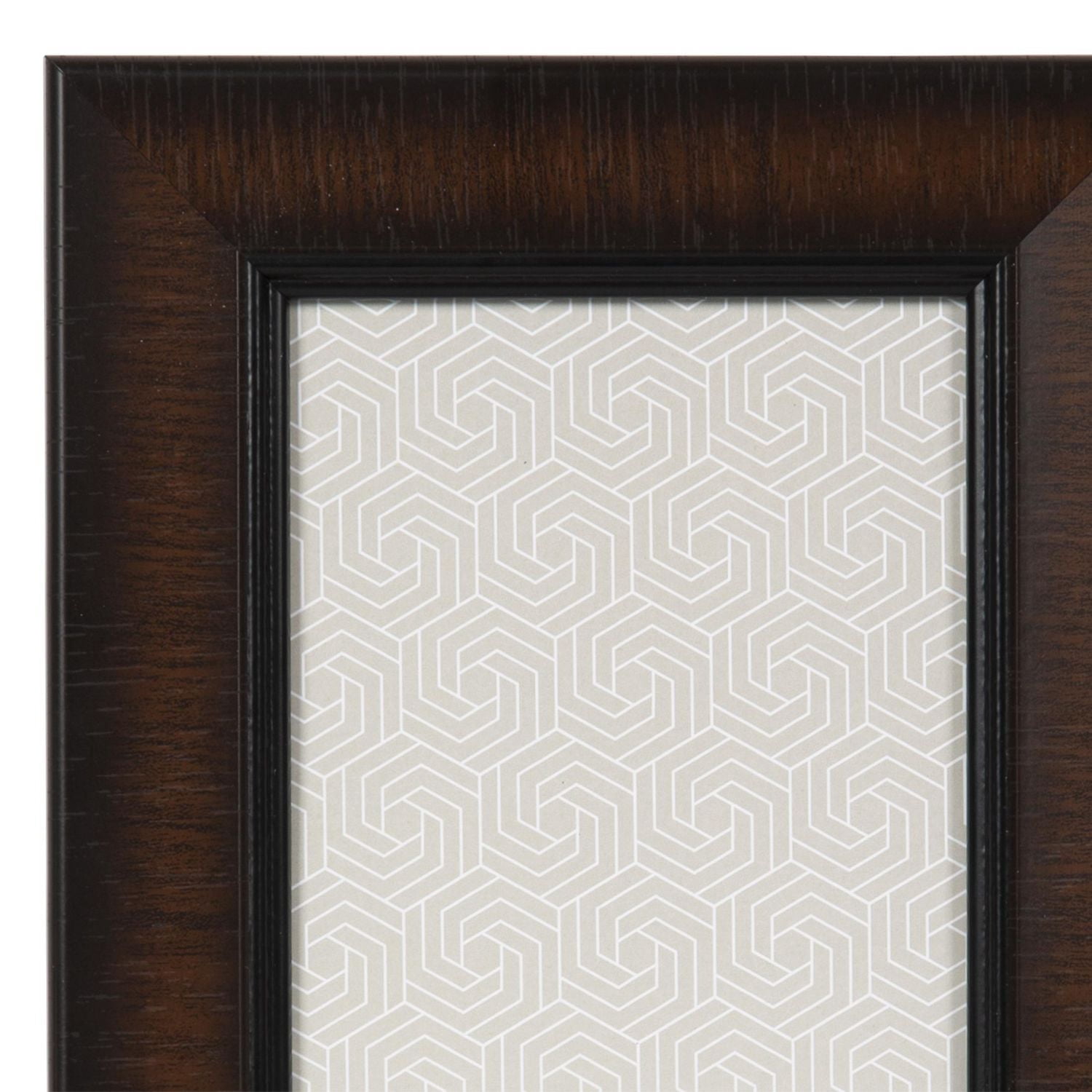 DesignOvation Lynnwood 4" x 6" Smoked Cognac Picture Frame