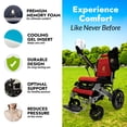 thumbnail image 3 of MAJESTIC IQ-8000 New Remote & Joystick Controlled Mobility Aid Lightweight Foldable Electric Wheelchair, 3 of 5