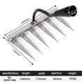 thumbnail image 2 of Oefntac Hoe Weeding Rake Farm Tools Hoe Weeding Hoe Rake Loose Nail Rake Steel Rake, 2 of 2