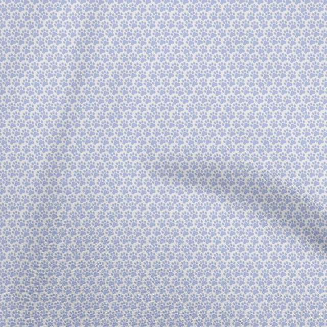 oneOone Rayon Grayish Blue Fabric Animal Craft Projects Decor Fabric Printed By The Yard 56 Inch Wide