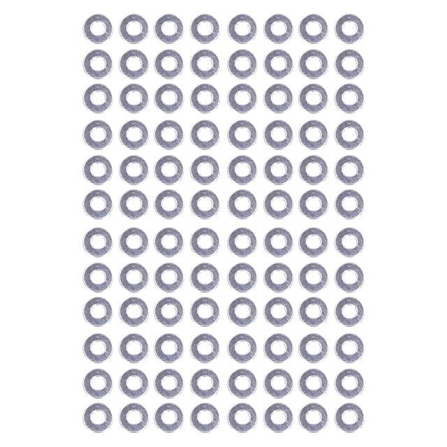 Jeu de Rondelles Plates, Taille Standard 150Pcs pour la Réparation Automobile pour les Appareils Industriels M2, M2.5, M3, M4, M5, M6, M8, M10, M12