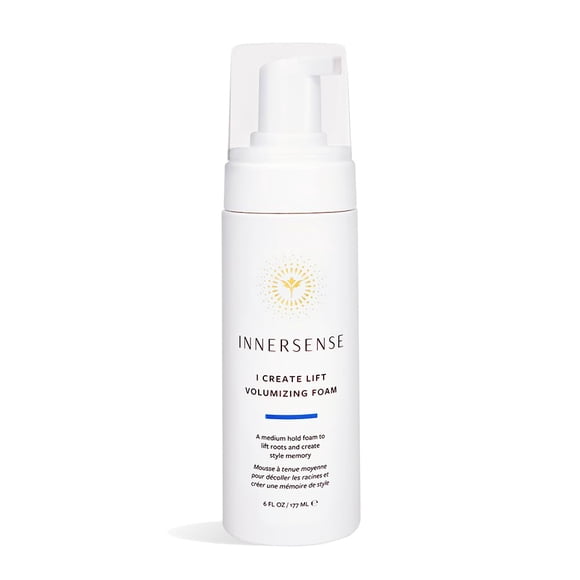 INNERSENSE Organic Beauty - Natural I Create Lift Volumizing Foam | Non-Toxic, Cruelty-Free, Clean Haircare (NEW Packaging, 6 fl oz | 177 ml)