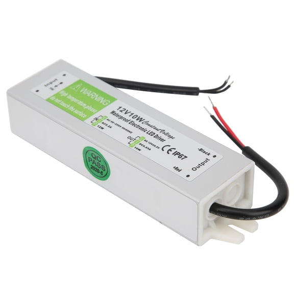 10W Waterproof Power Supply, LED Power Supply, Low DC Ripple AC90-250V For LED Street Lights LED Spotlights LED Underground Lights LED Light Bars DC12V,DC24V