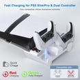 thumbnail image 2 of Horizontal Cooling Station for PS5 Slim/Pro Disc/Digital Edition with Controller Charger, 3-Level Cooling Fan Station Stand for PlayStation 5 Slim/Pro Console (NOT Fit 2020 PS5), 2 of 6
