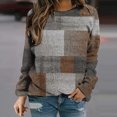 thumbnail image 1 of 2023 Chandail à Capuchon Surdimensionné pour Femmes Mode Femmes Imprimé Manches Longues Confortable Respirant Chandail en Molleton Col Rond Costumes Halloween/noël 50 % de Rabais Liquidation, 1 of 5