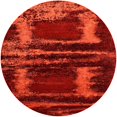 thumbnail image 1 of Ahgly Company Indoor Round Mid-Century Modern Red Oriental Area Rugs, 7' Round, 1 of 6