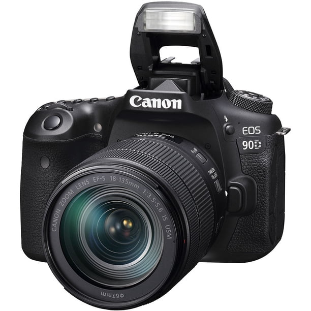 Canon EOS 90D DSLR Camera with 18-135mm Lens, 32.5MP APS-C Digital