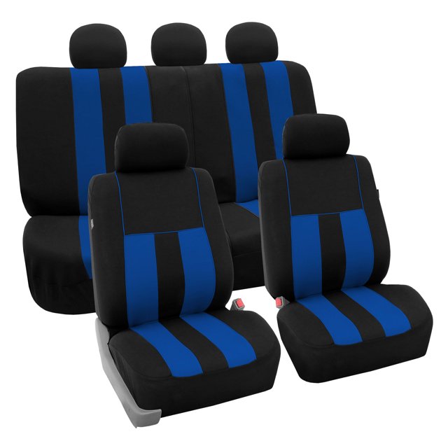 Striking Striped Universal Seat Covers Fit For Car Truck SUV Van - Full Set