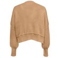 thumbnail image 4 of CEHVOM Women's Fashion Round Neck Solid Color Loose Fitting Pullover Sweater Clearance, 4 of 6