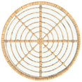 thumbnail image 2 of vidaXL Dining Table Ø80 cm Tempered Glass and Steel, 2 of 4