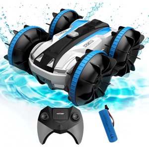 Amphibious Remote Control Car pour les enfants, Jouets pour les garçons de 5-12 ans, Imperméable RC Voiture stupide