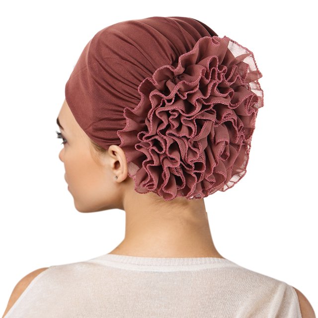 Chapeau Chapeau de Tête Fleurs Décontracté pour Femmes Turban Musulman