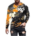 thumbnail image 3 of UVEASISHA T-Shirts à Manches Longues pour Hommes, T-Shirts Graphiques à Imprimé Camouflage, Légers, Décontractés, Col Rond, Hauts Athlétiques, 2025 Printemps Été, T-Shirts Stylés, Soldes Aujourd'hui, Multicolore, TTG, 3 of 6