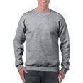 thumbnail image 1 of Gildan Mens Heavy Blend Crewneck Sweatshirt, 4XL, Graphite Heather, 1 of 2
