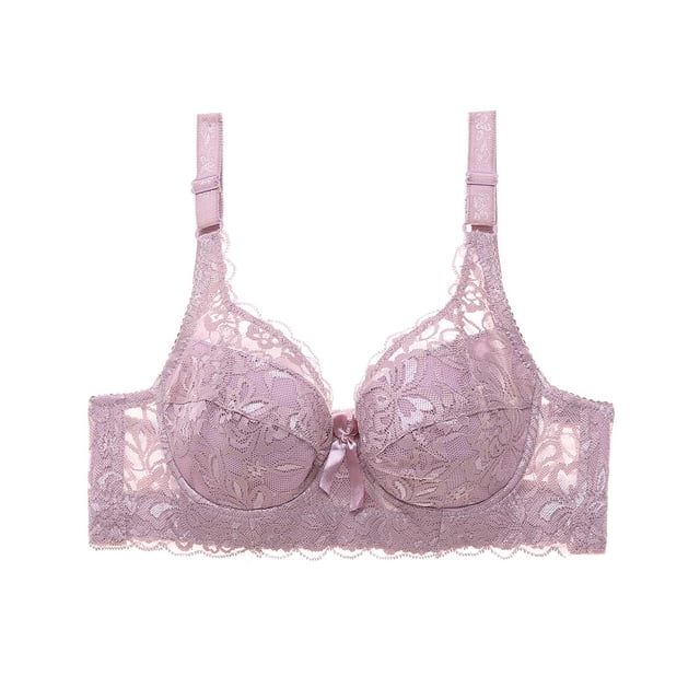 biudgviw Lace Bralettes for Women Comfortable Full Coverage Lightly Padded Supportive Bras Lift up Everyday Bras
