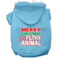 thumbnail image 1 of Ya Filthy Animal Screen Print Pet Hoodie Baby Blue Sm (10), 1 of 1