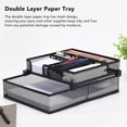 thumbnail image 4 of Paper Tray Organizer, Mesh Double Layer  Paper Storage Tray Metal  for Classroom for Office, 4 of 7