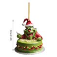 thumbnail image 2 of Stole Acrylic Pendant Tree Decoration  1PC Decoration How The Stole With Present Ornament, 2 of 5