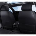 thumbnail image 3 of Maidao Car Seat Covers Leather Full Set for Mazda for Mazda3 2010-Present 5 Seats Leather Compatible Airbag Water Resistant Front Rear Cushion Protector Black and Blue, 3 of 6