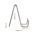 thumbnail image 2 of Unique Bargains 2Pack 4.3Inch Plate Stand for Display Iron Easel Plate Holder for Photo Silver, 2 of 5