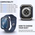 thumbnail image 2 of XiHAMA Waterproof Case Compatible with Apple Watch SE (2nd Gen) Series 6 5 4 Screen Protector, Tempered Glass Hard PC Bumper Face Cover, 2 of 7