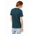 thumbnail image 2 of BELLA+CANVAS T-Shirt Jersey à Col en V pour Homme, G, Sarcelle Foncé, 2 of 3