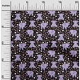 thumbnail image 2 of oneOone Velvet Black Fabric Circus Craft Projects Decor Fabric Printed By The Yard 58 Inch Wide-aA, 2 of 5