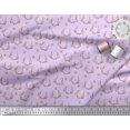 thumbnail image 3 of Soimoi Purple Heavy Canvas Fabric Antler & Star Print Fabric by Yard 58 Inch Wide, 3 of 5