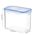 thumbnail image 3 of Clear Airtight Food Storage Container With Lids, Plastic Dry Food Canisters For Kitchen Pantry Organization, Dishwasher Safe Food Storage Containers for Flour Rice Snacks Pasta, 3 of 6