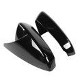 thumbnail image 3 of Rearview Mirror Cover, Pair ABS Horn Style Side Mirror  Housing Protector Cover Fit For 3 Axela 2020, 3 of 8