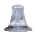 thumbnail image 2 of FcBaudy No-installation Ceiling-mounted Dome Mosquito Net Encrypted And Foldable Mosquito Net Household Princess-style Floor-standing Mosquito Net Polyester bed curtain, 2 of 6