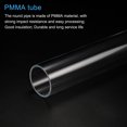 thumbnail image 4 of Unique Bargains Acrylic Pipe Clear Rigid Round Tube 44mm ID 50mm OD 10' for Lamps and Lanterns, Water Cooling System, 4 of 6