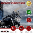 thumbnail image 3 of Krator 14" (35.5 cm) Universal Motorcycle Windshield Windscreen Compatible With Suzuki GS 250 T (1980-1981), Clear, 3 of 7