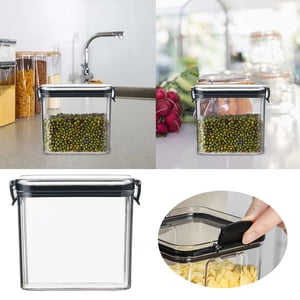 Conteneurs de préparation alimentaire Contenants en verre carré réutilisables pour aliments Cuisine Bols avec ensemble de lids Conteneur de légumes pour réfrigérateur Contenant en acrylique Organisateurs Plaque Contenant de stockage