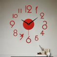 thumbnail image 2 of 3D Frameless Wall Clock, Silent Diy Wall Clock Number Wall Stickers Home Decor, 2 of 9