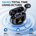 thumbnail image 3 of VEAT00L Wireless Earbuds Bluetooth Headphones, Ear Buds with Touch Screen, ANC ENC Noise Cancelling Transparency Mode, 58H Stereo Deep Bass, IPX7 Waterproof, Clear Calls, 7 EQ for iOS Android, 3 of 7