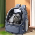 thumbnail image 3 of Large Space Cat Backpack for Travel and Outdoor Adventures Cat Backpack Breathable Transparent Design for Kitty Up to 15lbs for Hiking Camping and Outdoor Trips, 3 of 3