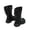 Black, variant on QHFBli Toddlers Kids Girls Ankle Boots Riding Boots for Girls Classic British Design Comfortable School Footwear With Decorative Bowknot Black 4-4.5Years