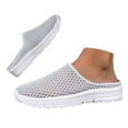 thumbnail image 1 of Dakaela Womens Mesh Walking Mules Comfortable Walking Running Shoes Open Back Slip on Sneakers, 1 of 7