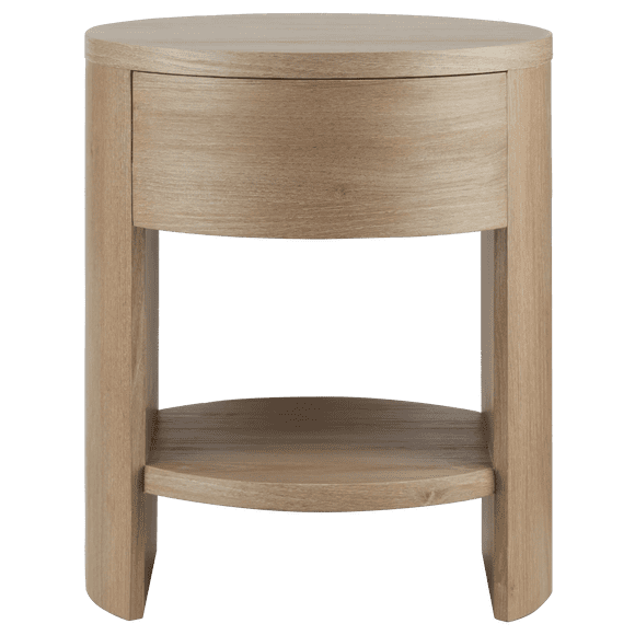 Bouclair Table d'Appoint Taupe avec Tiroir