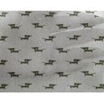 thumbnail image 4 of oneOone Georgette Viscose Fabric Dachshund Dog Printed Fabric 1 Yard 42 Inch Wide, 4 of 4