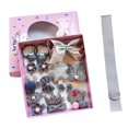 thumbnail image 1 of 18PCS Kids Hair Accessories Kit Assorted Hair Barrettes Hair Ties with Ribbon, 1 of 7