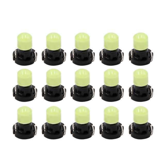 Unique Bargains 15 Pcs 12V Lumière Intérieure Bleu Glace T3 pour Tableau de Bord LED