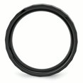 thumbnail image 2 of Ceramic Black Faceted Beveled Edge 8mm Polished Band Size 12.5, 2 of 6